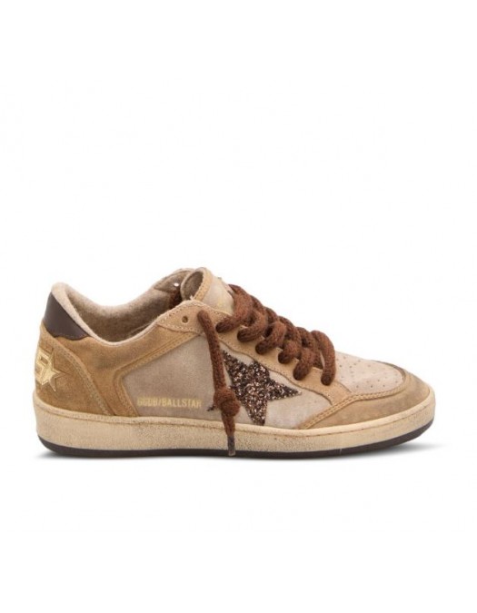 Sneakers GOLDEN GOOSE,  Ball Star Brown  sneakers, Camel - GWF001034F00806715400