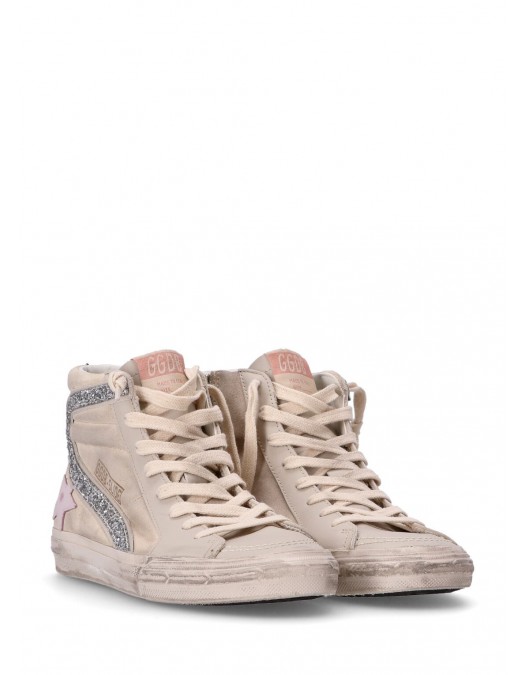 Sneakers Golden Goose, Slide Suede Upper, Beige - GWF00115F006213827188