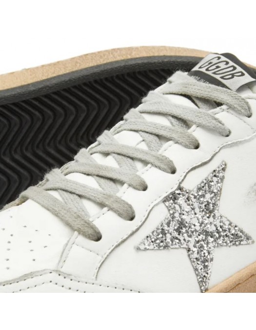 Sneakers GOLDEN GOOSE, Ball grey Star Leather, White - GWF00117F00377311325