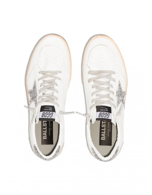 Sneakers GOLDEN GOOSE, Ball grey Star Leather, White - GWF00117F00377311325