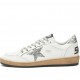 Sneakers GOLDEN GOOSE, Ball grey Star Leather, White - GWF00117F00377311325