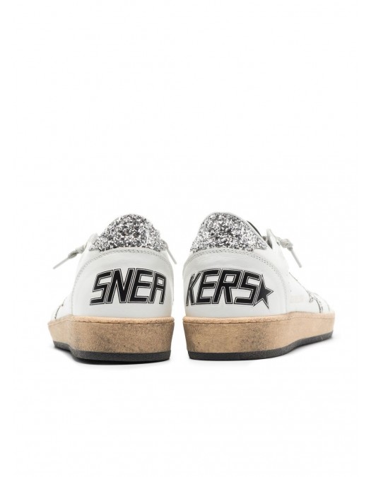 Sneakers GOLDEN GOOSE, Ball grey Star Leather, White - GWF00117F00377311325