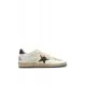 Sneakers Golden Goose, White 'Ball Star',  Animal Print Insert - GWF00117F00615010366