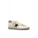 Sneakers Golden Goose, White 'Ball Star',  Animal Print Insert - GWF00117F00615010366