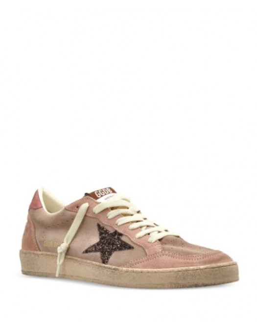 Sneakers GOLDEN GOOSE, Ball Star glitter-patch sneakers - GWF00117F00869425819