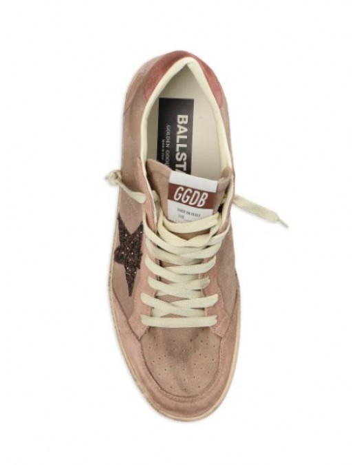 Sneakers GOLDEN GOOSE, Ball Star glitter-patch sneakers - GWF00117F00869425819