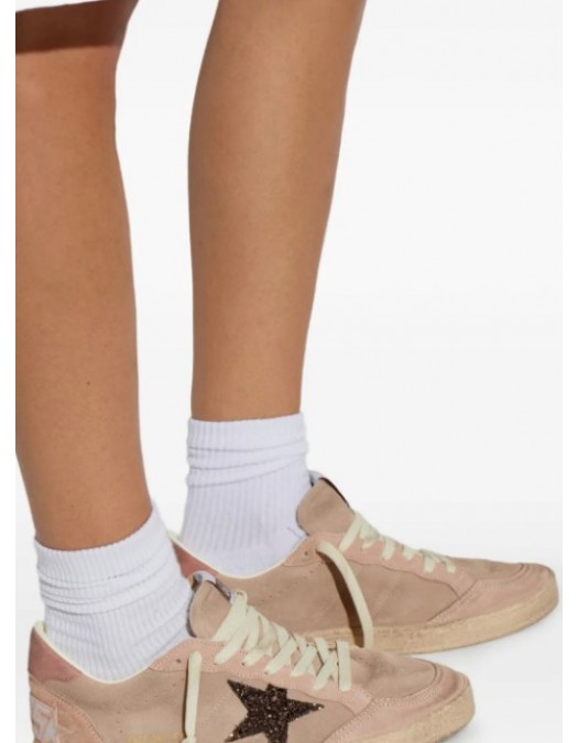 Sneakers GOLDEN GOOSE, Ball Star glitter-patch sneakers - GWF00117F00869425819
