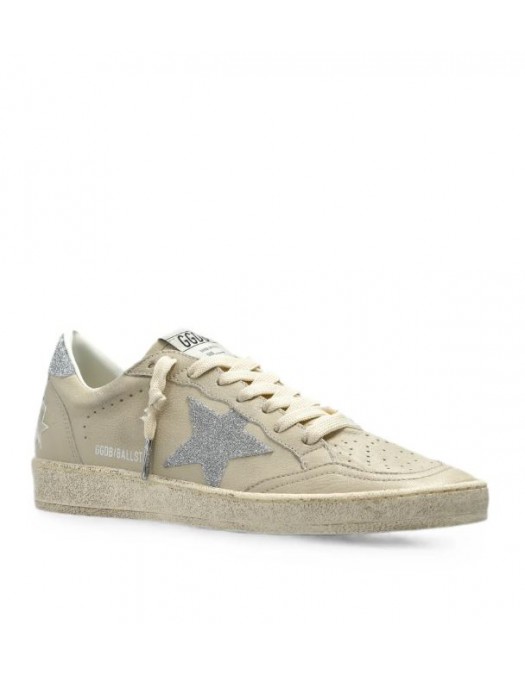 Sneakers GOLDEN GOOSE, Ball Star Glitter-Star, Beige - GWF00117F00870212523