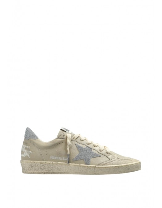 Sneakers GOLDEN GOOSE, Ball Star Glitter-Star, Beige - GWF00117F00870212523