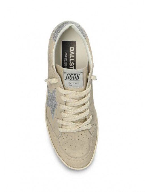 Sneakers GOLDEN GOOSE, Ball Star Glitter-Star, Beige - GWF00117F00870212523