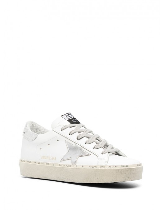 Sneakers Golden Goose, Hi Star, Silver Details, White - GWF00118F00032980185