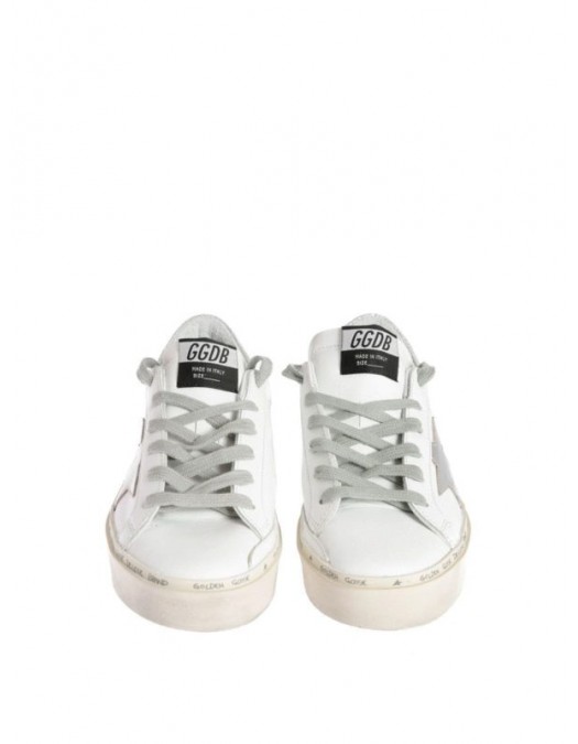 Sneakers Golden Goose, Hi Star, Silver Details, White - GWF00118F00032980185