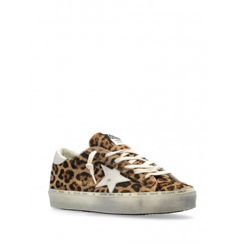 Sneakers Golden Goose, Hi Star, Animal Print Design, Brown Sneakers Golden Goose, Hi Star, Animal Print Design, Brown