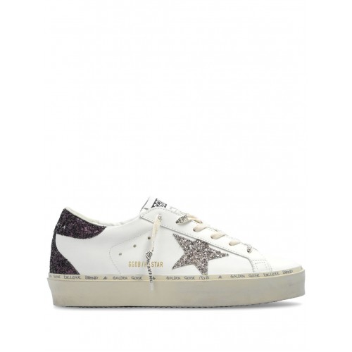 Sneakers Golden Goose, Super Star, Leather, Silver Tone, White Sneakers Golden Goose, Super Star, Leather, Silver Tone, White