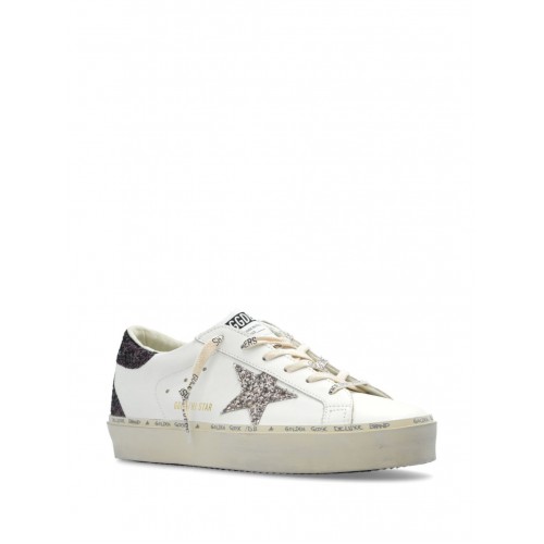 Sneakers Golden Goose, Super Star, Leather, Silver Tone, White Sneakers Golden Goose, Super Star, Leather, Silver Tone, White
