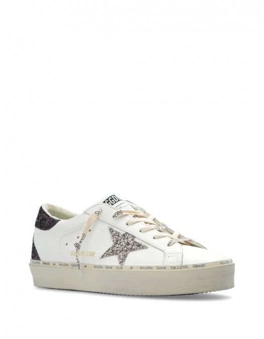 Sneakers Golden Goose, Super Star, Leather, Silver Tone, White - GWF00119F00620311934