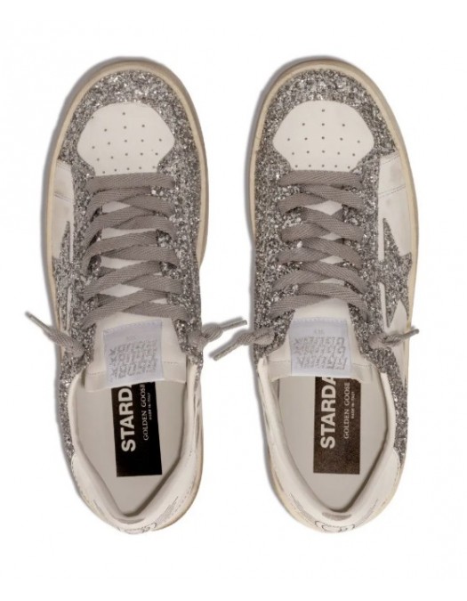 Sneakers GOLDEN GOOSE, star-patch lace-up sneakers - GWF00128F00218580185