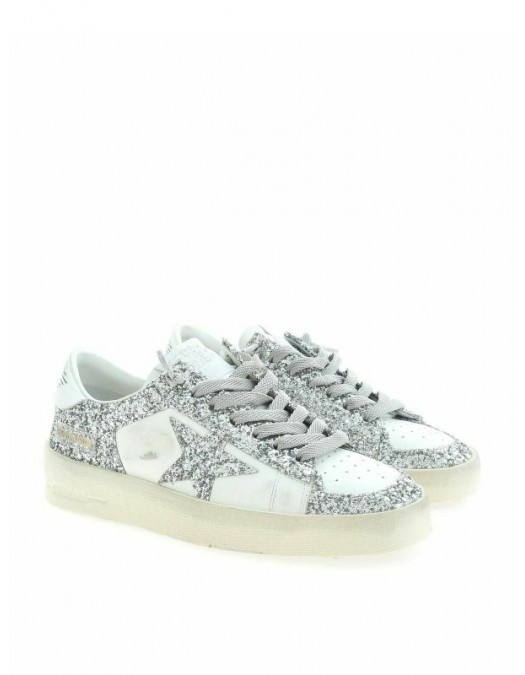 Sneakers GOLDEN GOOSE, star-patch lace-up sneakers - GWF00128F00218580185