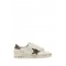 Sneakers GOLDEN GOOSE, STARDAN, Glitter attach, Alb