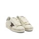 Sneakers GOLDEN GOOSE, STARDAN, Glitter attach, Alb - GWF00128F00793910318