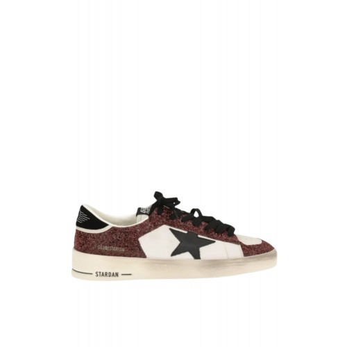 Sneakers GOLDEN GOOSE, Stardan Glitter, Visiniu