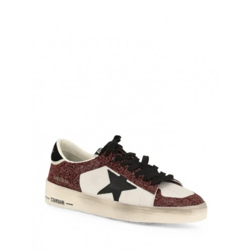 Sneakers GOLDEN GOOSE, Stardan Glitter, Visiniu