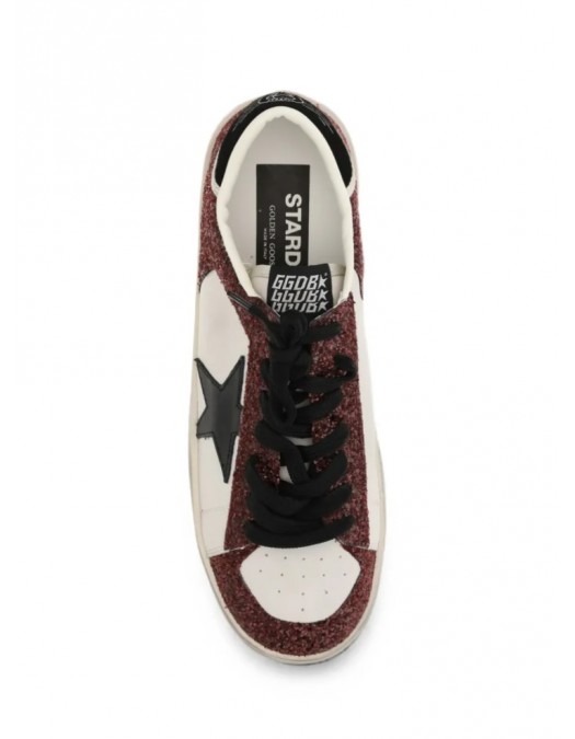 Sneakers GOLDEN GOOSE, Stardan Glitter, Visiniu - GWF00333F00876615994