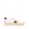 Sneakers Golden Goose, Animal Print Ball Star, Low Top, White