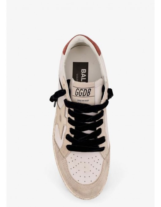 Sneakers GOLDEN GOOSE, Ball Star with Padded Collar leather sneakers, Beige - GWF00746F00814683252