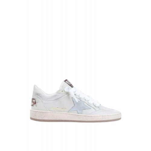 Sneakers GOLDEN GOOSE, Ball Star leather sneakers, Alb