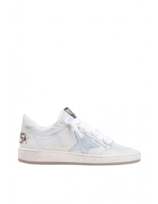 Sneakers GOLDEN GOOSE, Ball Star leather sneakers, Alb - GWF00771F00870112522