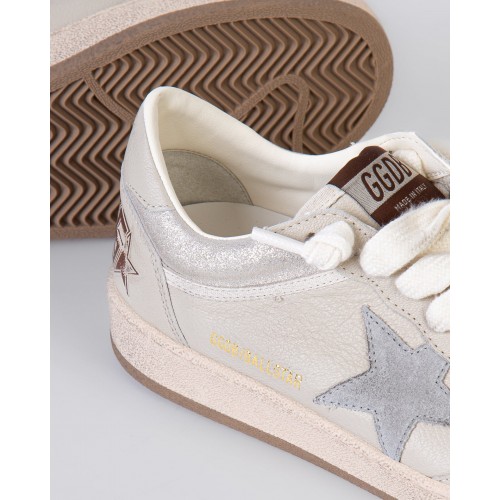 Sneakers GOLDEN GOOSE, Ball Star leather sneakers, Alb