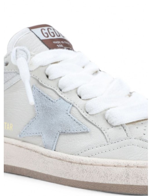 Sneakers GOLDEN GOOSE, Ball Star leather sneakers, Alb - GWF00771F00870112522
