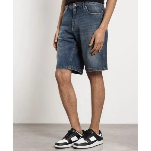 PANTALONI SCURTI DOLCE AND GABBANA, Logo Metalic GWNXADG8CR7S9001