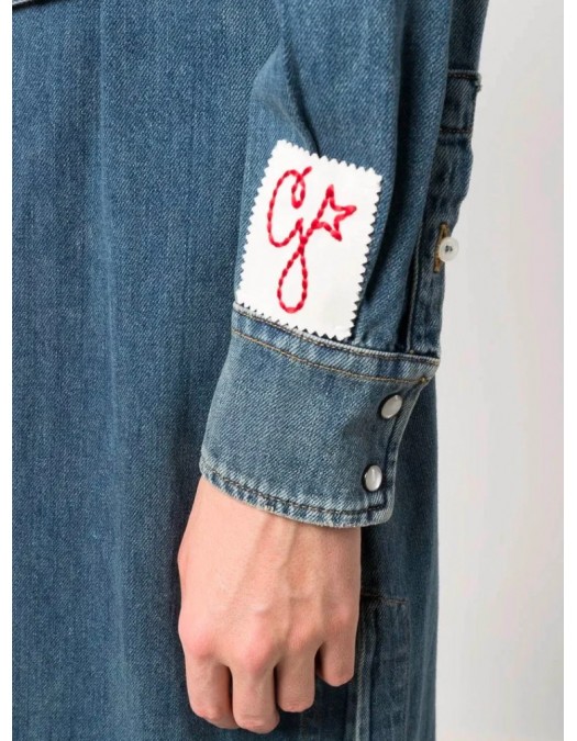 Rochie GOLDEN GOOSE, Shirt dress in denim - GWP00714P00062450100