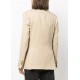 Sacou GOLDEN GOOSE double-breasted virgin wool blazer, Cream - GWP00829P00126715272