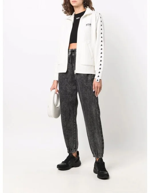 Jacheta Golden Goose, Star Print, White - GWP00875P000520813478