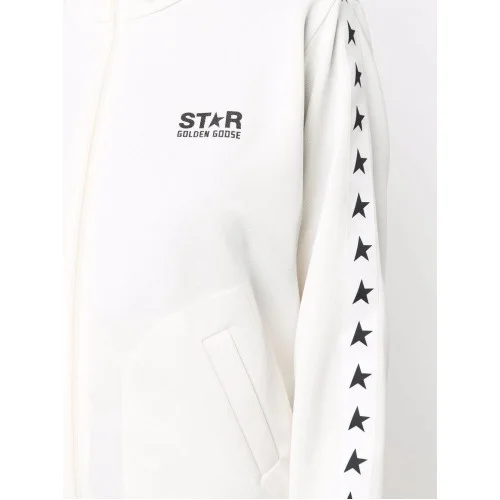 Jacheta Golden Goose, Star Print, White 