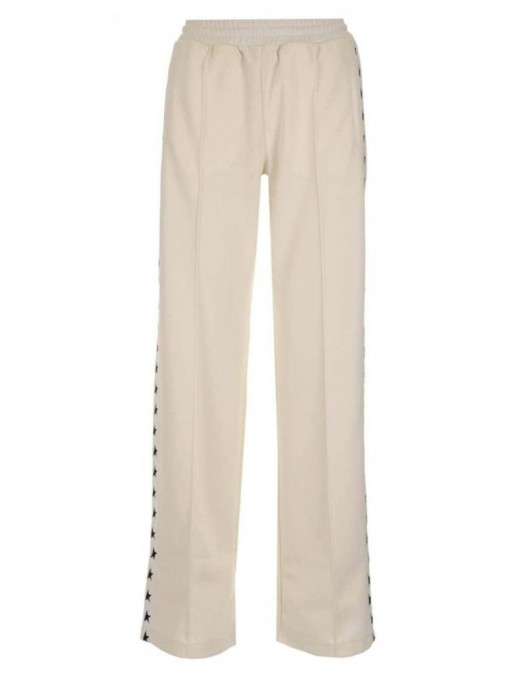 Pantaloni Golden Goose, Dorotea Star Track, Beige - GWP00877P00052181347 Pantaloni Golden Goose, Dorotea Star Track, Beige - GWP00877P00052181347