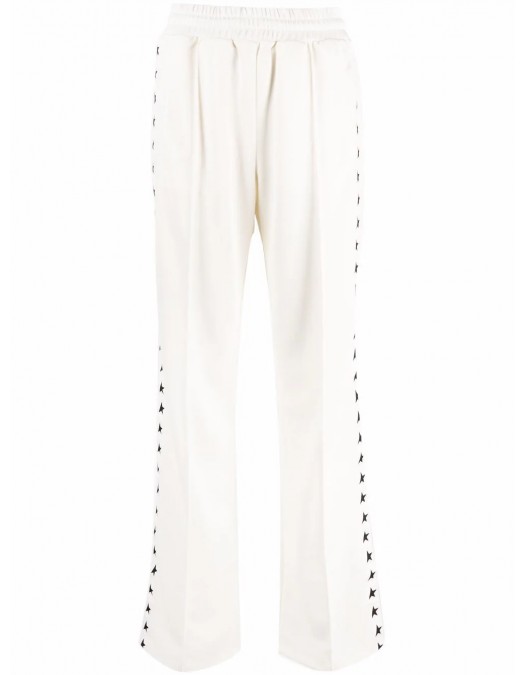 Pantaloni Golden Goose, Dorotea Star Track, White - GWP00877P000521813478