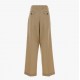 Pantaloni GOLDEN GOOSE, Beige wool wide-leg Flavia - GWP01203P00117015272