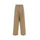 Pantaloni GOLDEN GOOSE, Beige wool wide-leg Flavia - GWP01203P00117015272