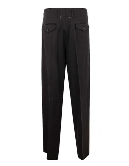 Pantaloni GOLDEN GOOSE, Wide Leg pants, Black - GWP01203P00154690100