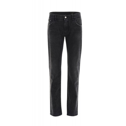 JEANS DOLCE & GABBANA, Washed gray slim-fit stretch JEANS DOLCE & GABBANA, Washed gray slim-fit stretch