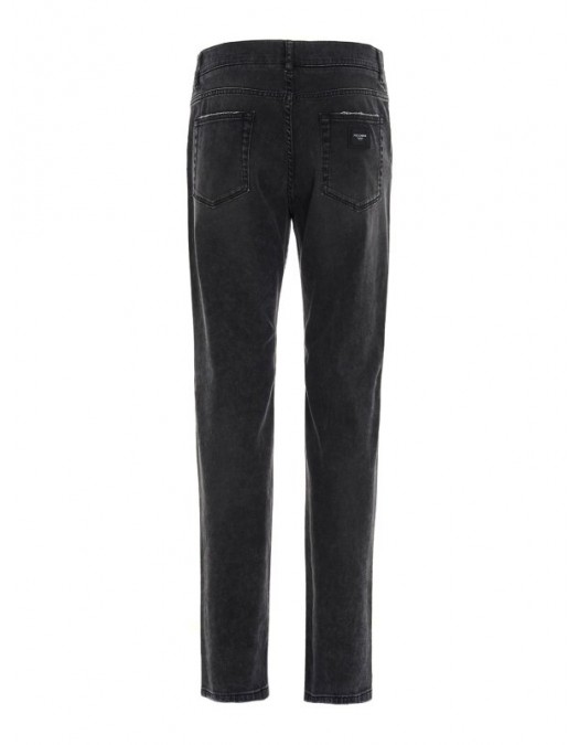 JEANS DOLCE & GABBANA, Washed gray slim-fit stretch - GY07CDG8CO7S9001 JEANS DOLCE & GABBANA, Washed gray slim-fit stretch - GY07CDG8CO7S9001