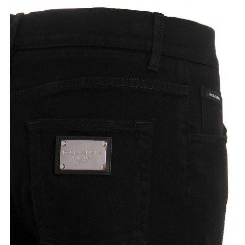 Jeans DOLCE & GABBANA, Black Sicily, Logo Brand
