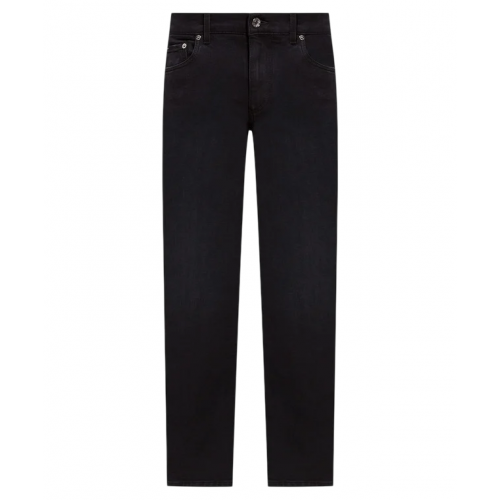 Jeans DOLCE & GABBANA, Logo Insert, Classic Design, Simple, Black Jeans DOLCE & GABBANA, Logo Insert, Classic Design, Simple, Black