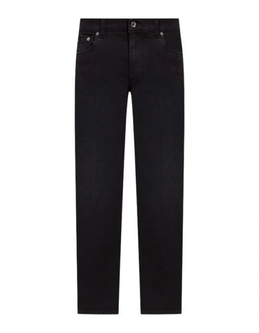 Jeans DOLCE & GABBANA, Logo Insert, Classic Design, Simple, Black - GY07CDG8JT5S9001 Jeans DOLCE & GABBANA, Logo Insert, Classic Design, Simple, Black - GY07CDG8JT5S9001