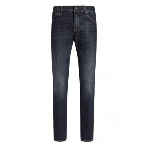 Jeans DOLCE & GABBANA, Logo Plaque, Men, Light Black Jeans DOLCE & GABBANA, Logo Plaque, Men, Light Black