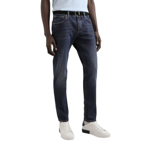 Jeans DOLCE & GABBANA, Logo Plaque, Men, Light Black Jeans DOLCE & GABBANA, Logo Plaque, Men, Light Black